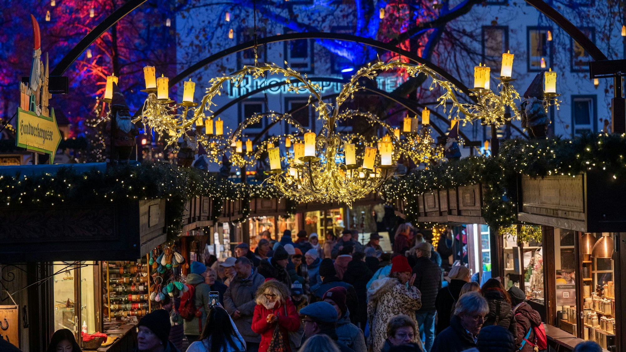 Weihnachtsmarkt in der Altstadt.