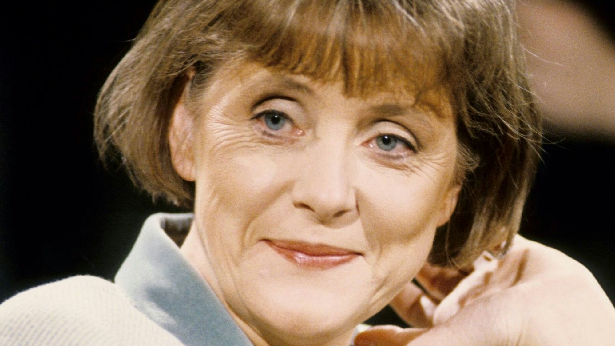 Angela Merkel posiert für die Kamera.