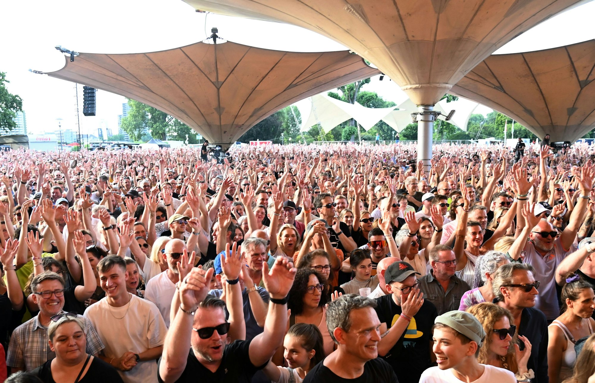 19.07.2024 Köln. Das Konzert von Jan Delay im Tanzbrunnen. Foto: Alexander Schwaiger