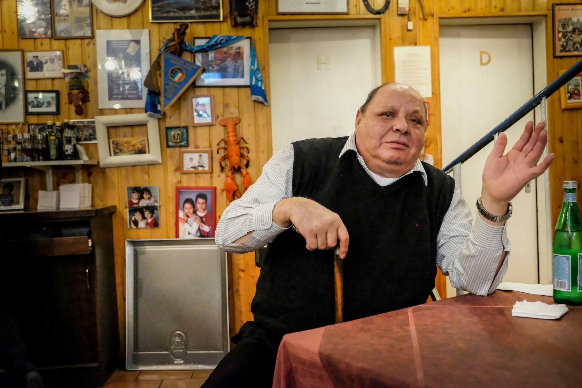 Das Foto zeigt den verstorbenen Betreiber r des Restaurants „San Remo“, Michelangelo Petrarca, genannt Michel.