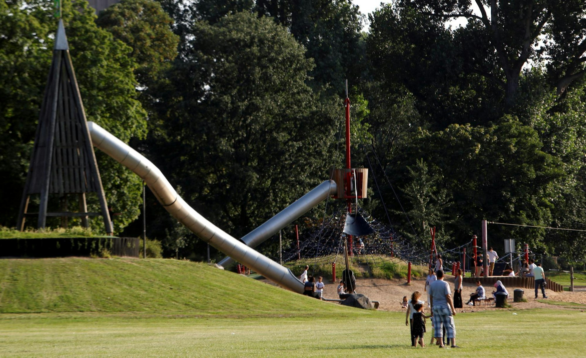 Kölner Rheinpark Spielplatz